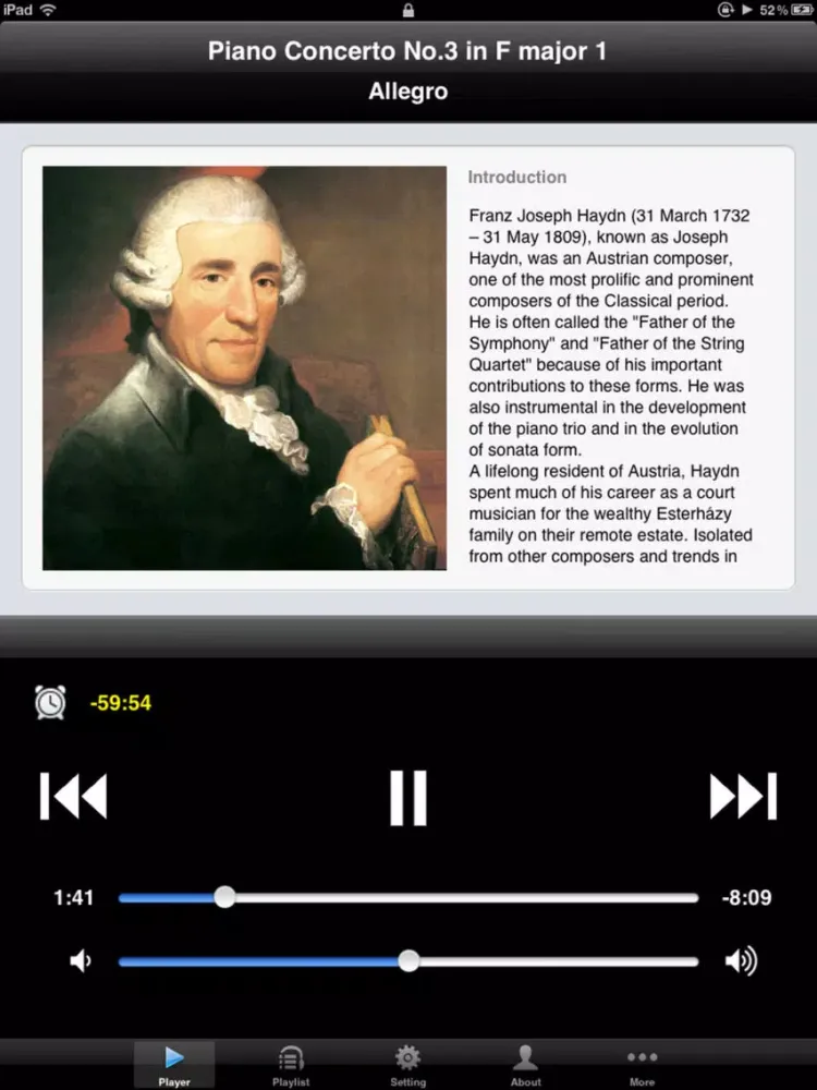 Скриншоты Hadyn Piano Concertos iPad 