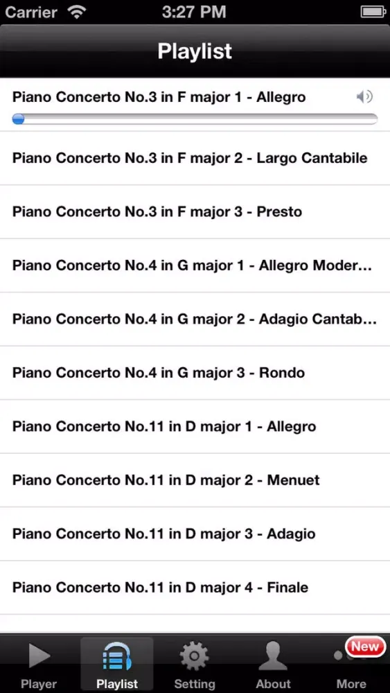 Скриншоты Hadyn Piano Concertos