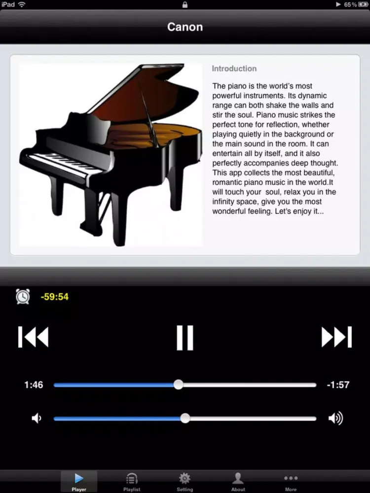 Capturas de pantalla de PianoMusic iPad 