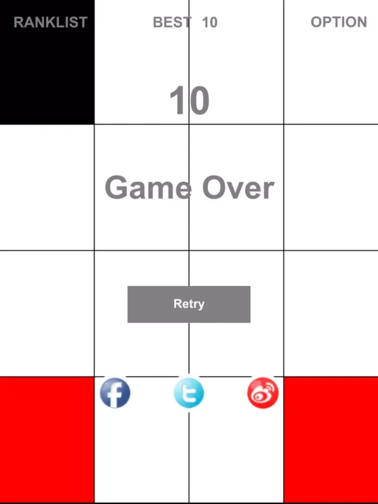 Tap The Black Tile 2 iPad  Screenshots