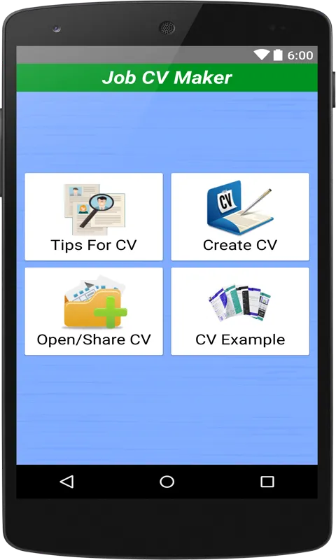 Screenshot di Job CV Maker Portfolio Maker