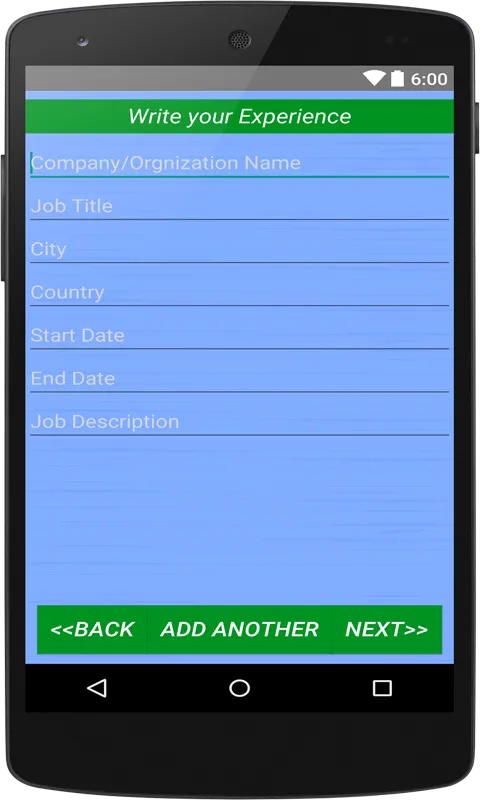 Screenshot di Job CV Maker Portfolio Maker