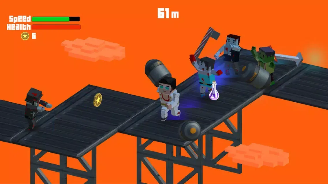 Z-Run: Zombie Endless Runner Ekran Görüntüleri