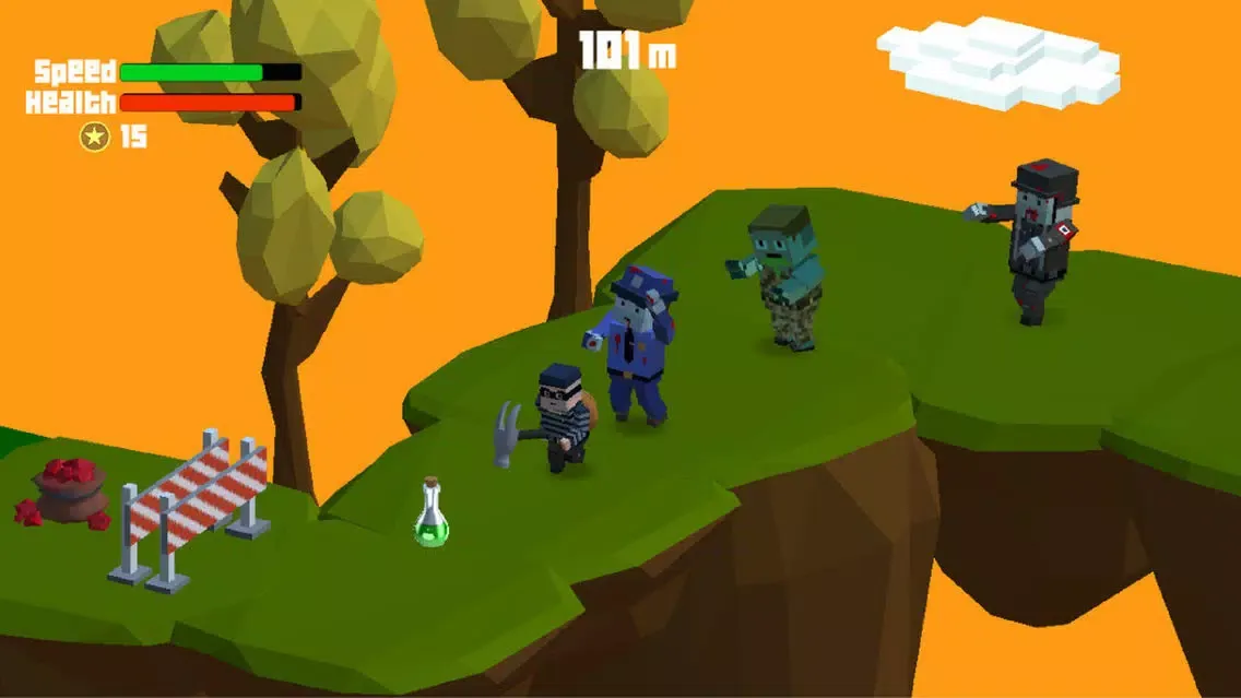 Z-Run: Zombie Endless Runner Ekran Görüntüleri