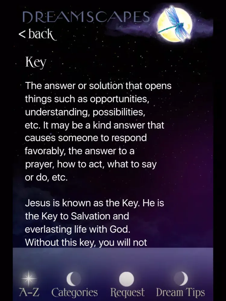 Zrzuty ekranu Dreamscapes Dream Dictionary iPad 