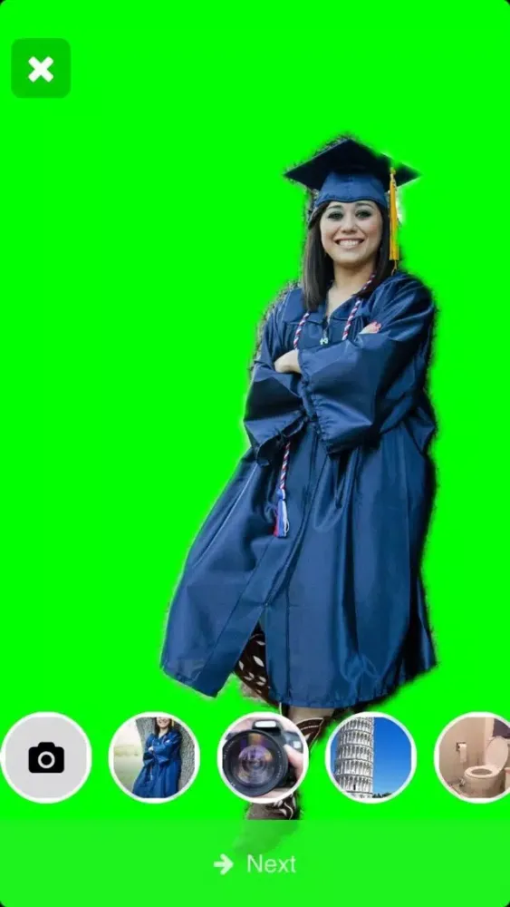 Greenscreen - Cut and Paste سکرین شاٹس