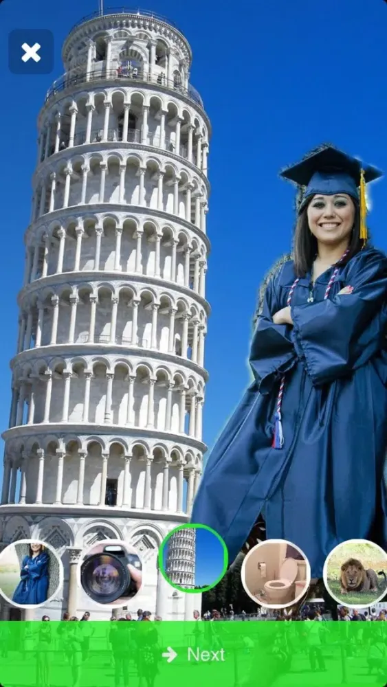 Greenscreen - Cut and Paste سکرین شاٹس