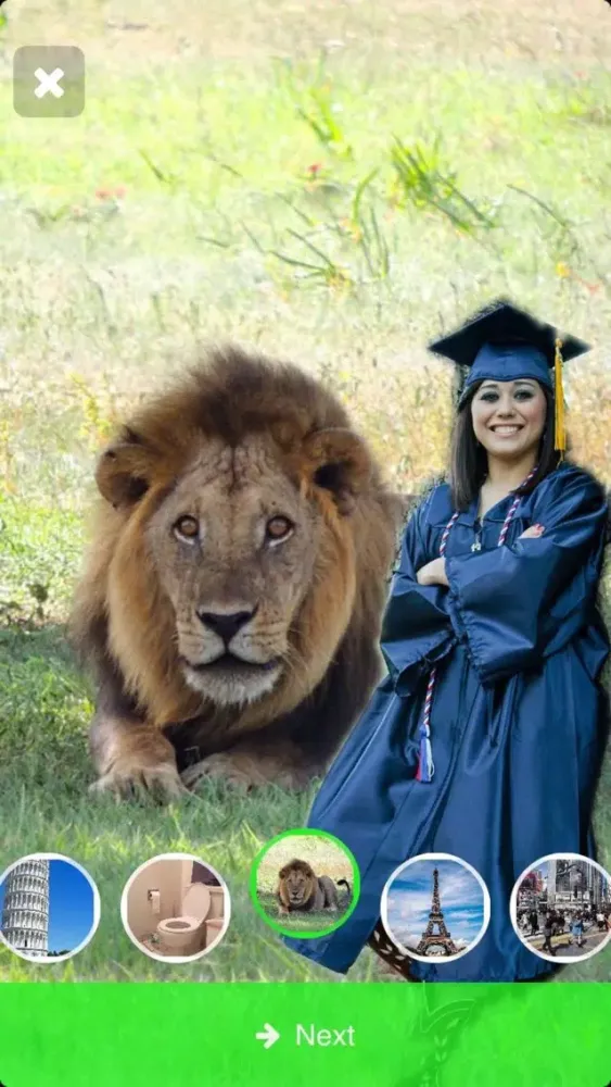 Greenscreen - Cut and Paste سکرین شاٹس