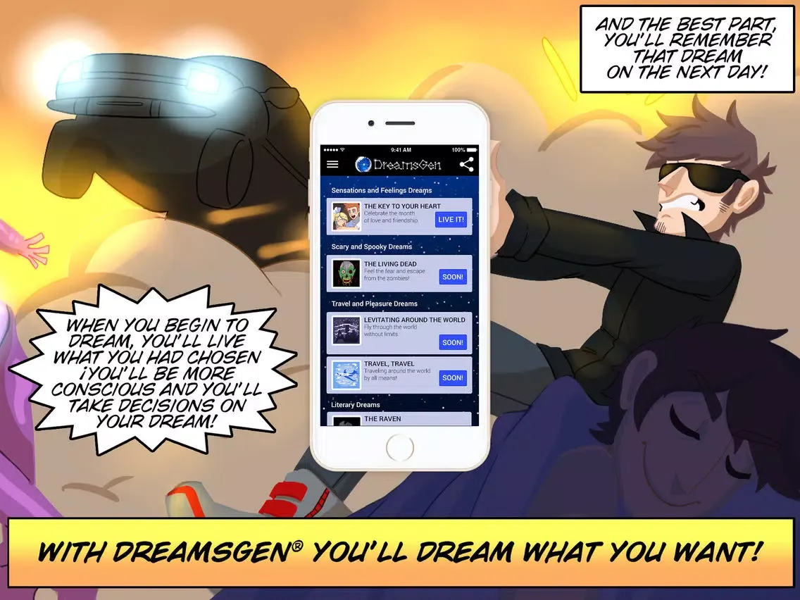 Capturas de tela do DreamsGen - Dreams Generator iPad 