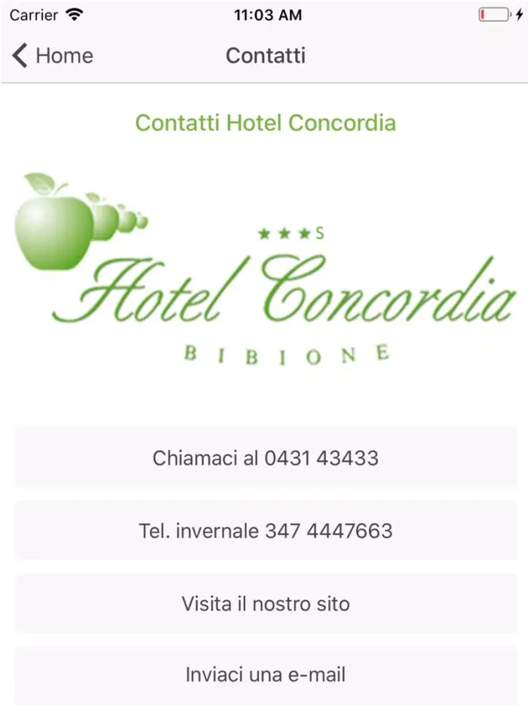 Скриншоты Hotel Concordia Bibione iPad 