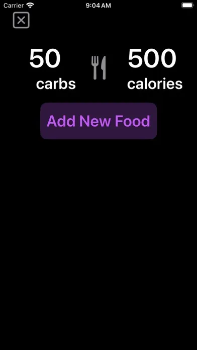 Capturas de tela do Carbs & Calories Tracker