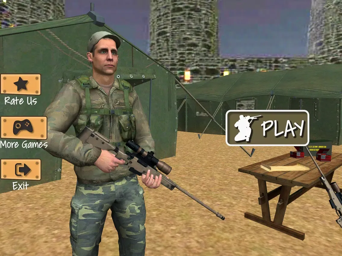 Desert Sniper Shooting 3D iPad  スクリーンショット