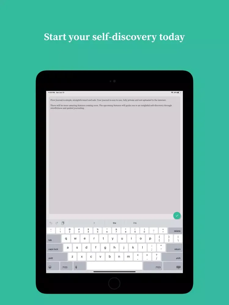 Flow Journal: Self-discovery iPad  স্ক্রিনশট
