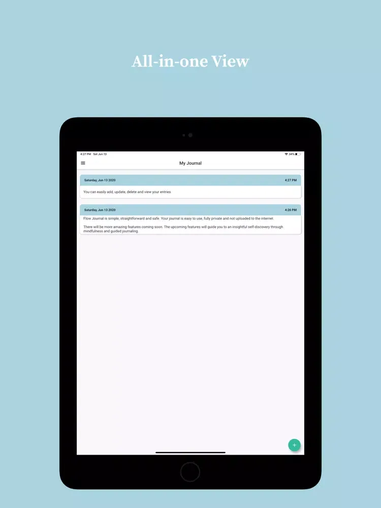 Flow Journal: Self-discovery iPad  স্ক্রিনশট
