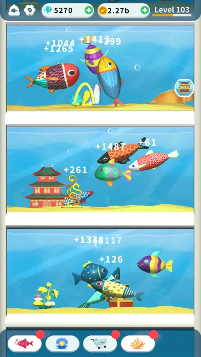 Capturas de tela do Aquarium King:Fish Tycoon