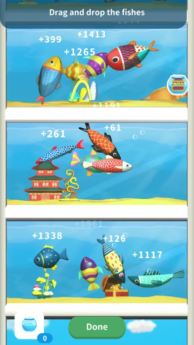 Capturas de tela do Aquarium King:Fish Tycoon