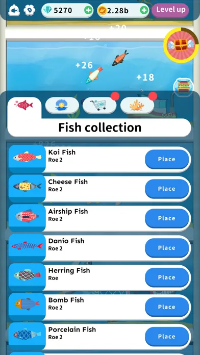 Capturas de tela do Aquarium King:Fish Tycoon