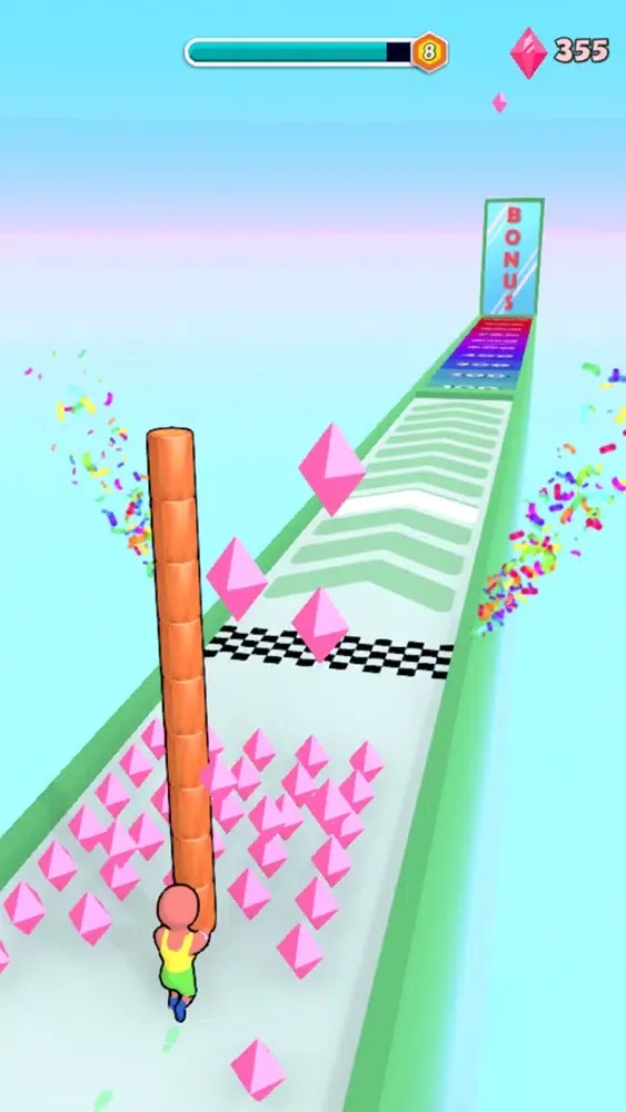 Скриншоты Log Runner 3D