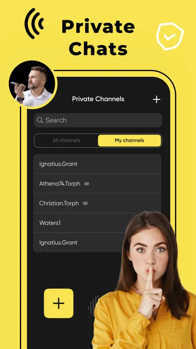 Capturas de tela do Walkie-Talkie - Friends Chat
