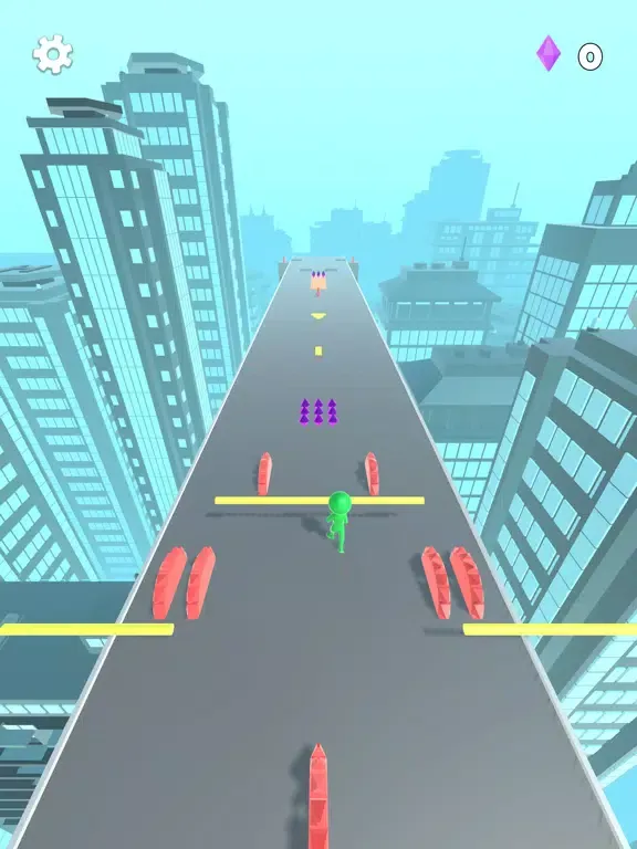 Capturas de tela do Roof Runner Race iPad 