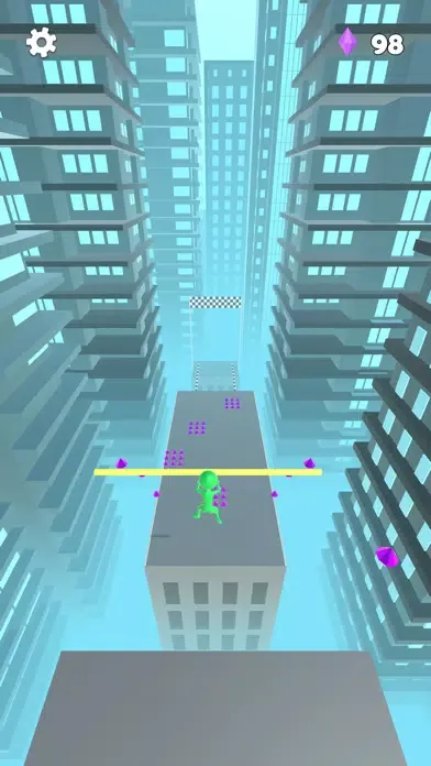 Capturas de tela do Roof Runner Race