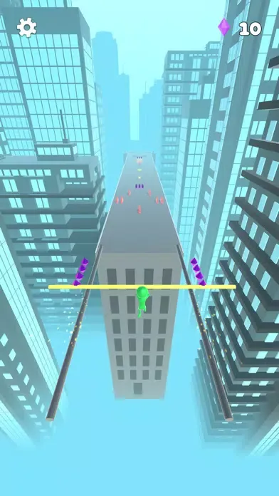 Capturas de tela do Roof Runner Race