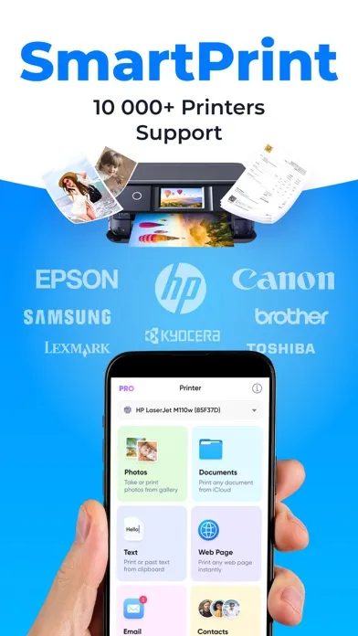 Capturas de tela do Smart Printer: Scan & Print