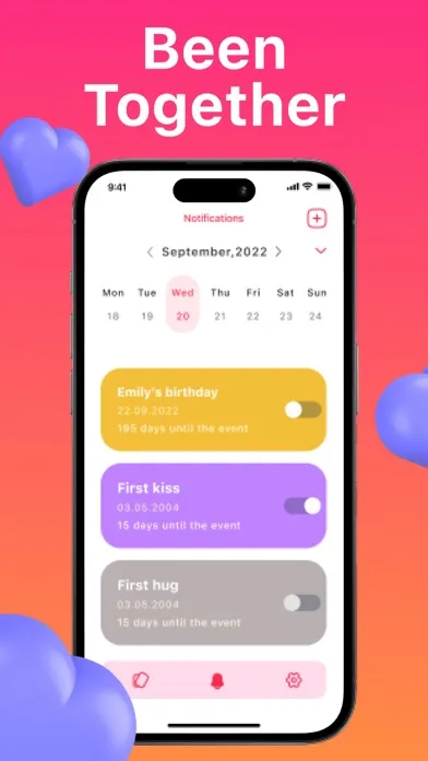 My Lovе Relationship Tracker! سکرین شاٹس