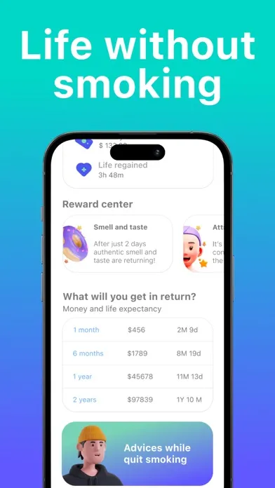 Smoke Free App: Quit Smoking Screenshots