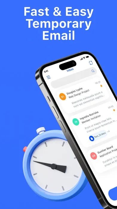 Скриншоты Temp Mail: Temporary Email Pro