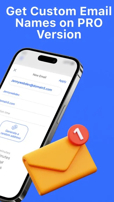Скриншоты Temp Mail: Temporary Email Pro