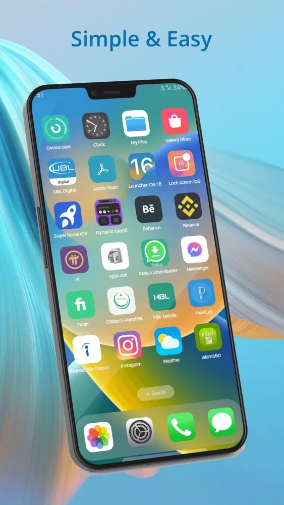 iPhone 16 Pro Max Launcher Screenshots