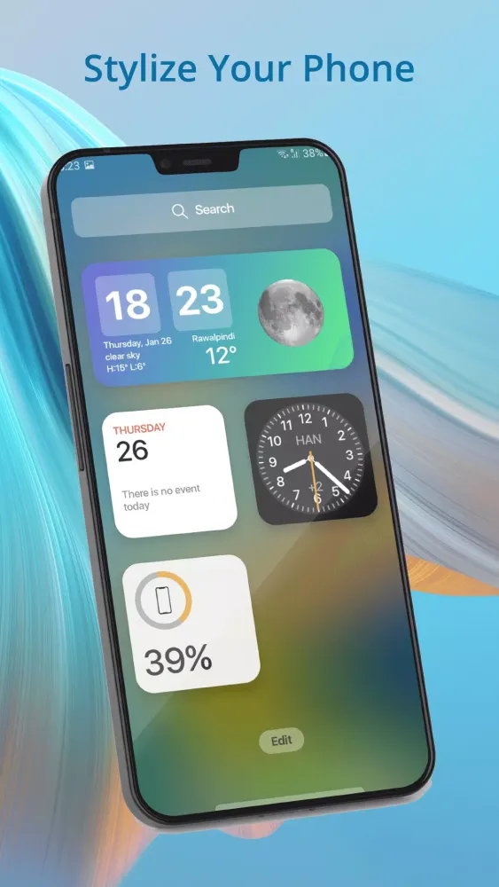 iPhone 16 Pro Max Launcher Screenshots