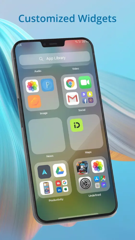iPhone 16 Pro Max Launcher Screenshots