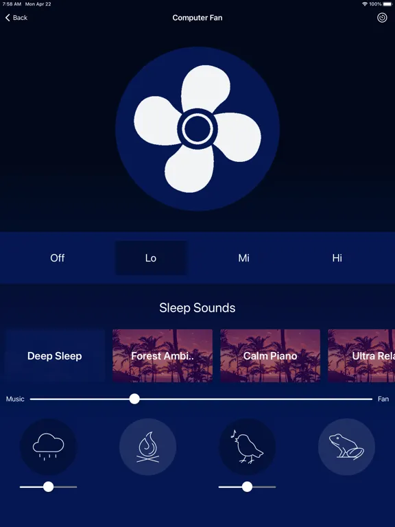 Sleep Fan: Box Fan Noise iPad  Screenshots
