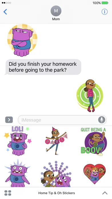 Tangkapan layar Home Tip & Oh Stickers