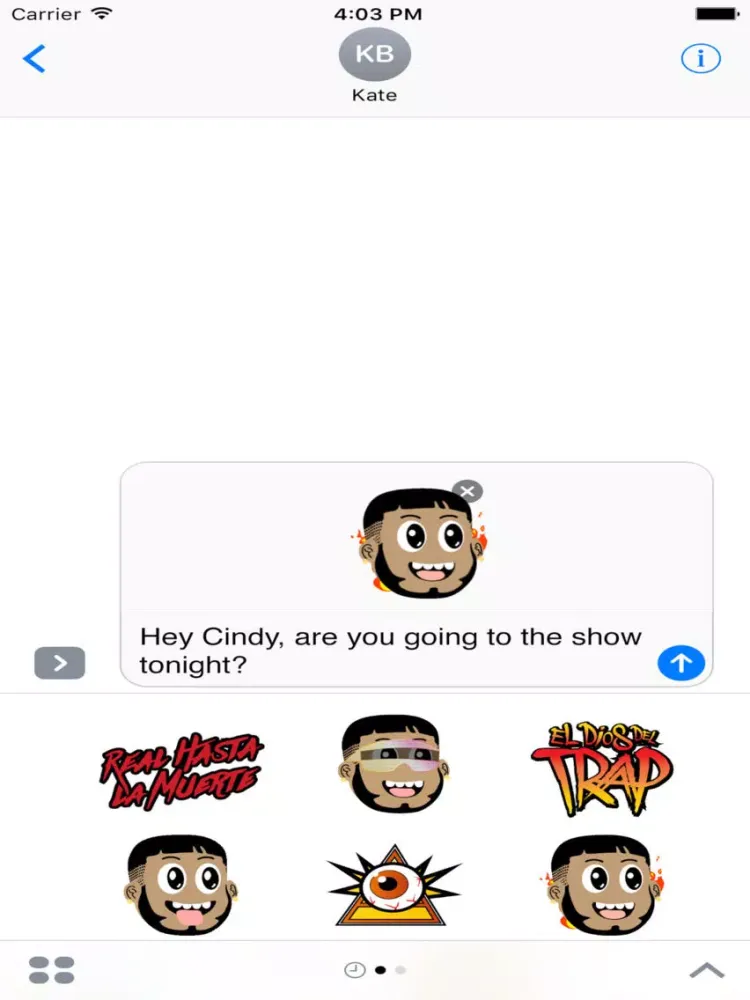 Скриншоты Anuelmoji by Anuel AA iPad 