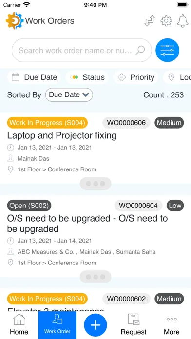 ภาพหน้าจอของ Dreamz CMMS
