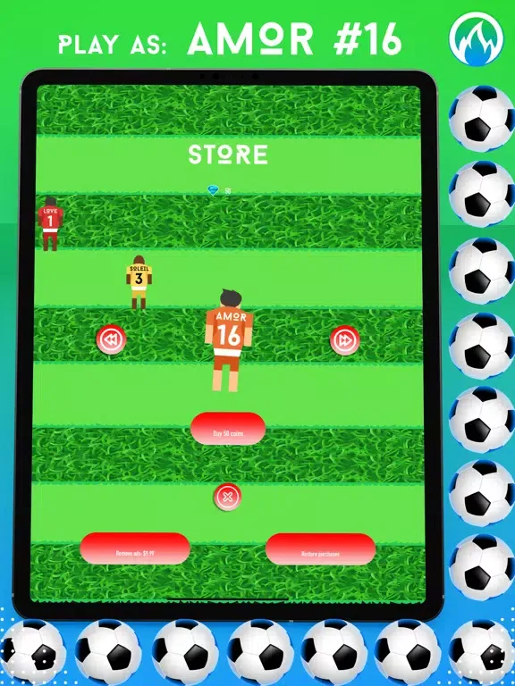 ภาพหน้าจอของ DR.EPIC FOOTBALL RUN iPad 