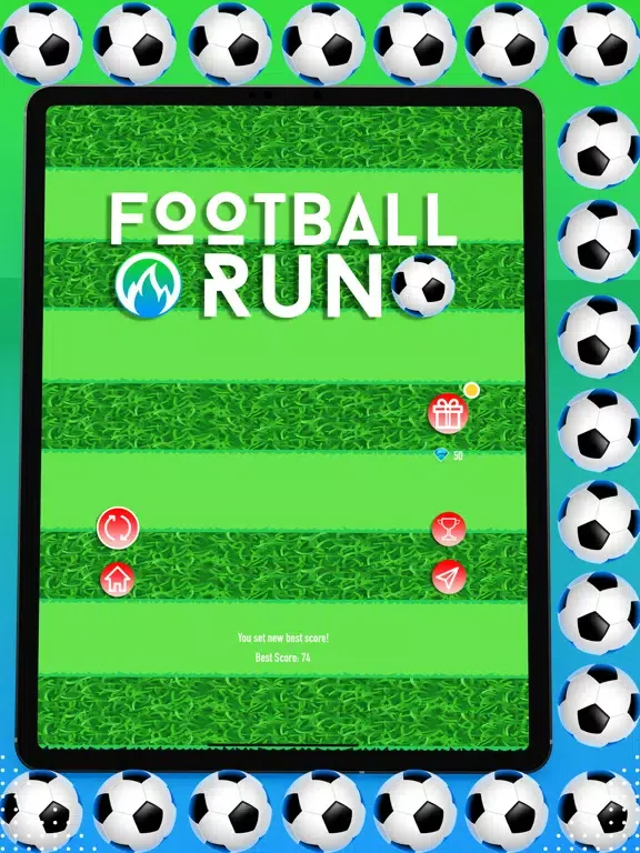ภาพหน้าจอของ DR.EPIC FOOTBALL RUN iPad 