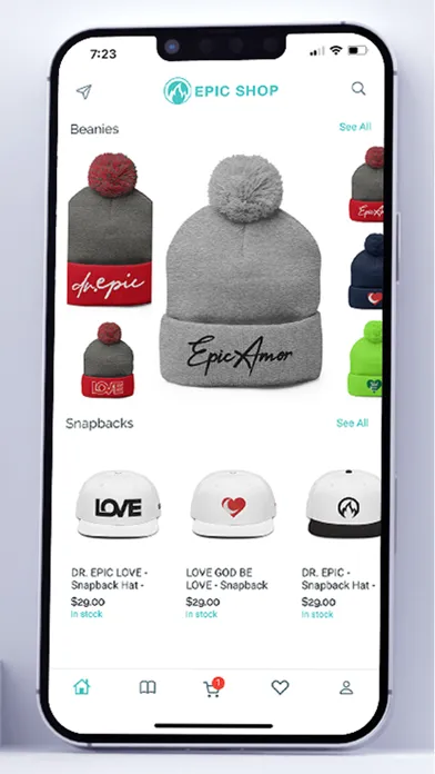 Captures d'écran de EPIC SHOP