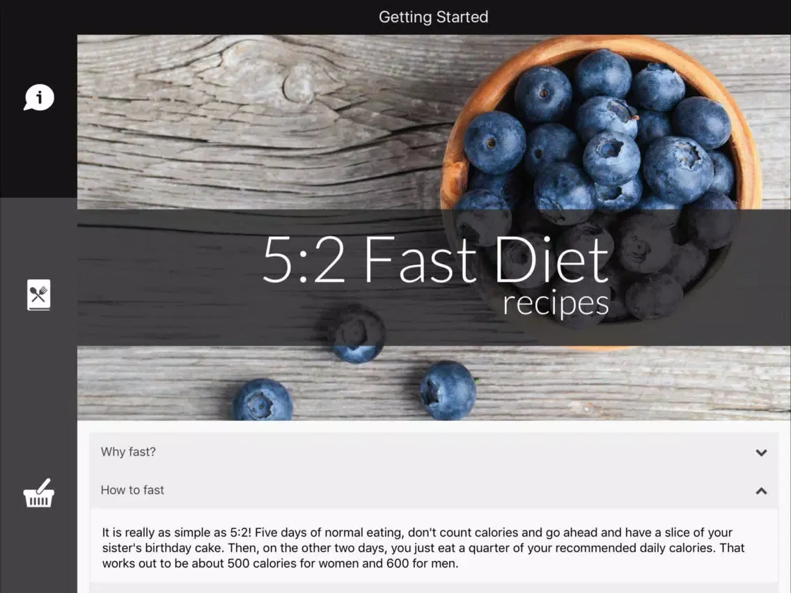 5:2 Intermittent Fasting Diet Recipes iPad  Ekran Görüntüleri