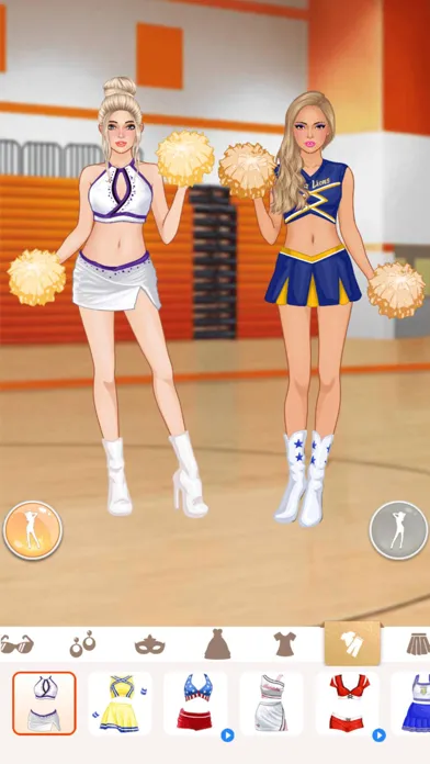 Capturas de tela do Fashion College BFF Dress Up