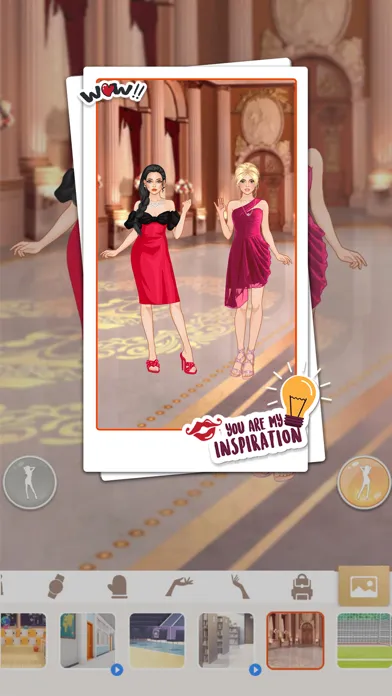 Capturas de tela do Fashion College BFF Dress Up