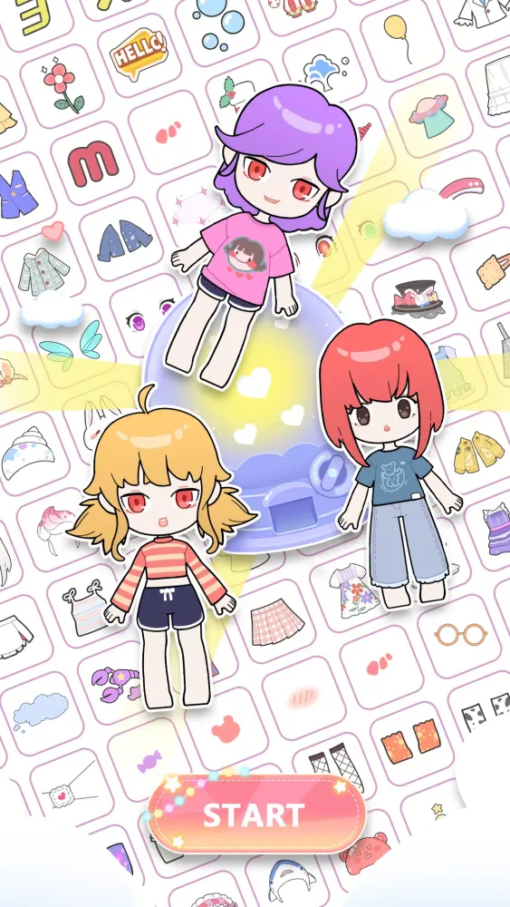 Скриншоты Vlinder Gacha: Dress up games