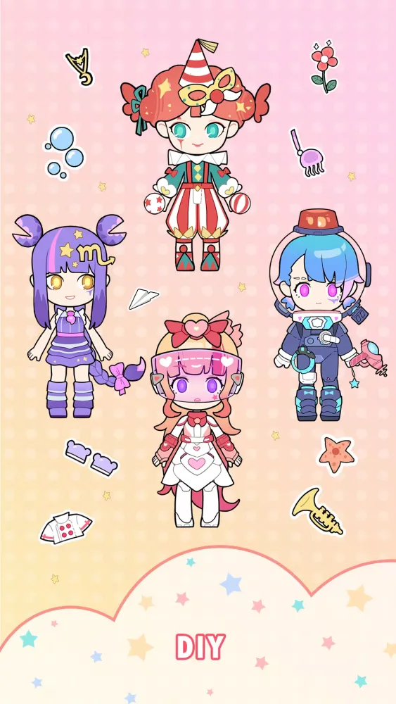 Скриншоты Vlinder Gacha: Dress up games