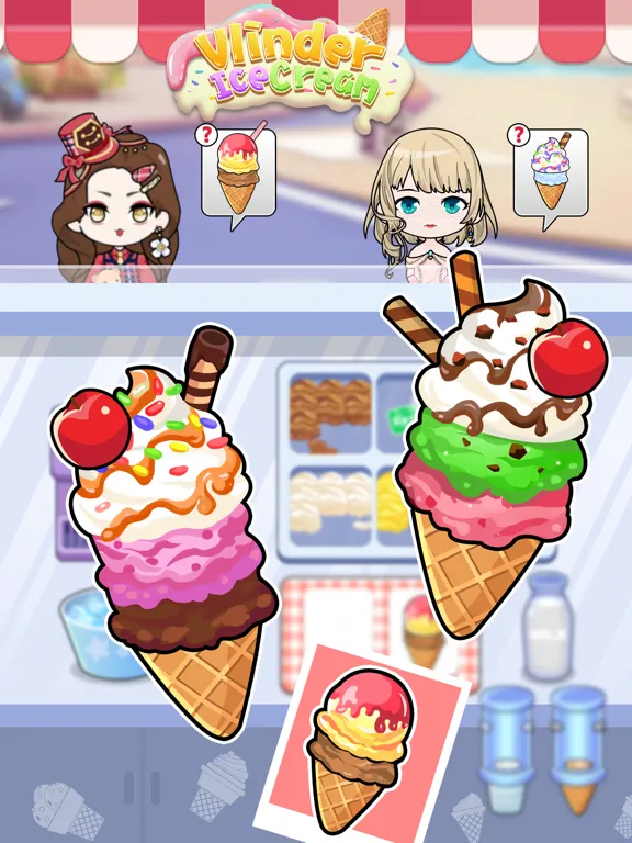 Vlinder Icecream：Dress Up Game iPad  स्क्रीनशॉट