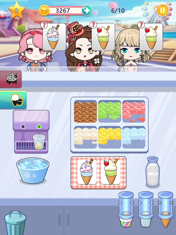 Vlinder Icecream：Dress Up Game iPad  स्क्रीनशॉट