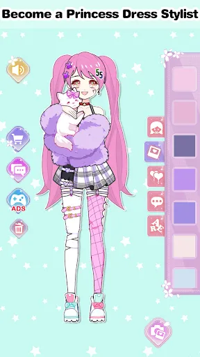 Vlinder Princess Dress up game應用截圖