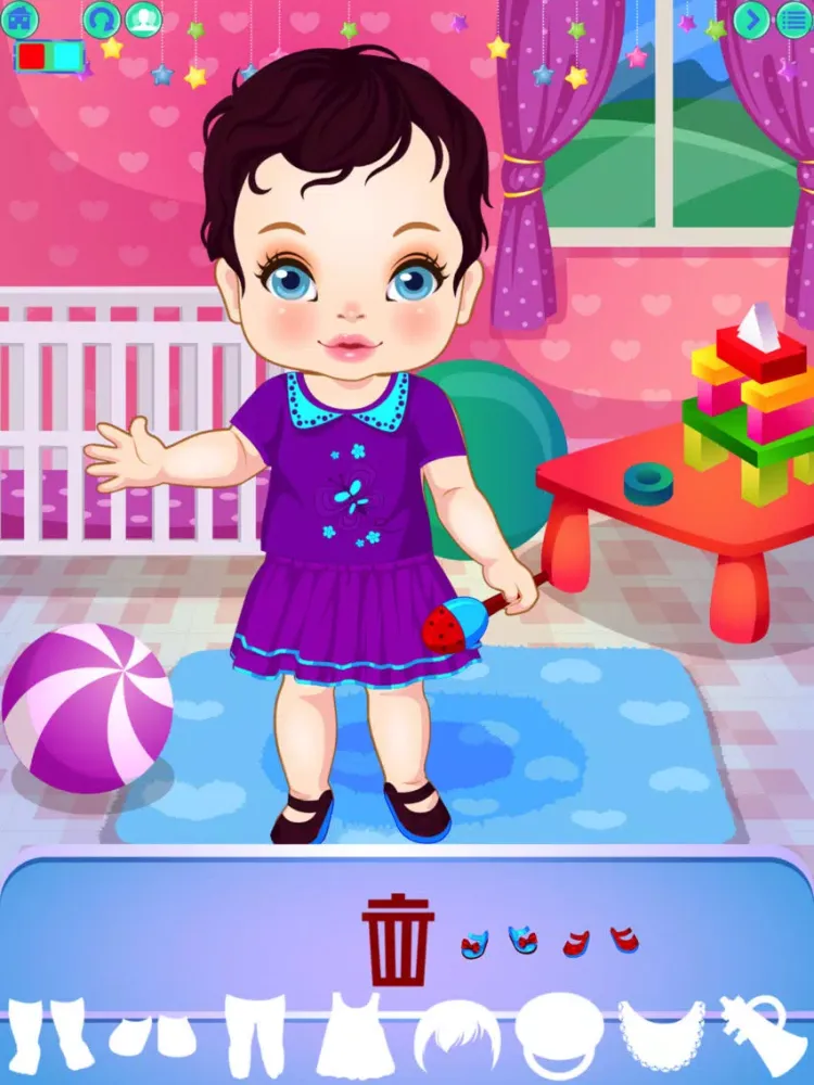 Baby Girl Fun Fashion and Style DressUp iPad  স্ক্রিনশট